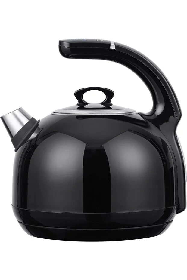 Umie Dijital Göstergeli Retro Kettle 1.7L Wifi & Bluetooth Dokunmatik Suya Akıllı Su Isıtıcısı Siyah